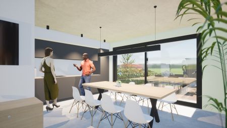 Splendide maison contemporaine à louer à Bellefontaine - Photo 3