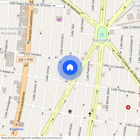 Tajín, Narvarte Oriente, Ciudad de México, CDMX #328, Colonia Narvarte Oriente, C.P. 03023, Df / Cdmx