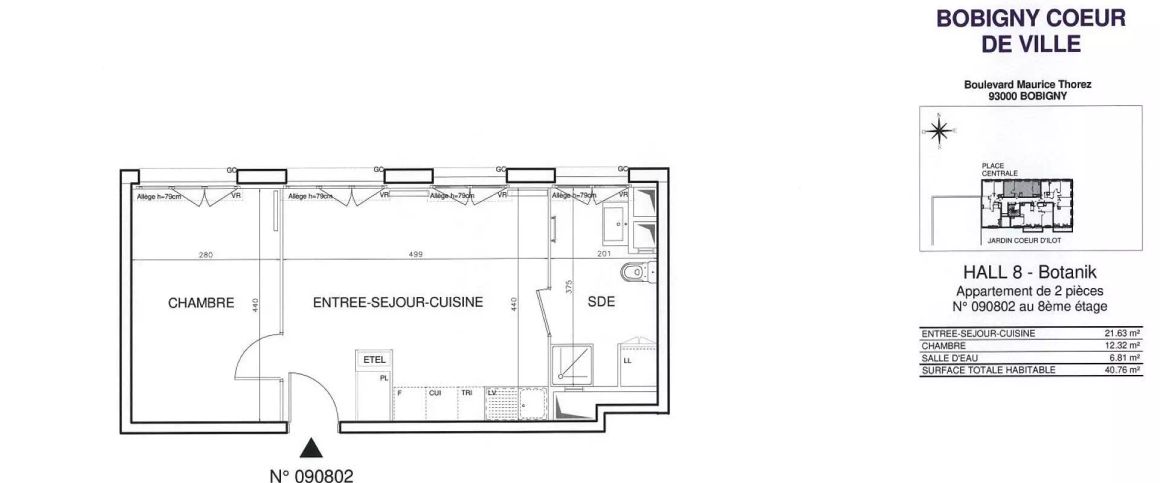 location Appartement T2 DE 40.8m² À BOBIGNY - Photo 1