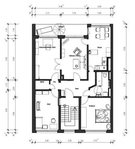 Brühl, zentral gelegene Vierzimmerwohnung mit sonnigem Südbalkon - Photo 3