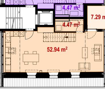 2.5 Zimmer, 95 m², 2. Stock - Photo 6