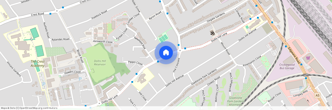 Dollis Hill Lane, London NW2, North London