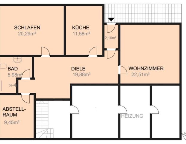 Barrierefreie 2 ZKB, EG Wohnung, zentrumsnah in Siegen Geisweid - Foto 1
