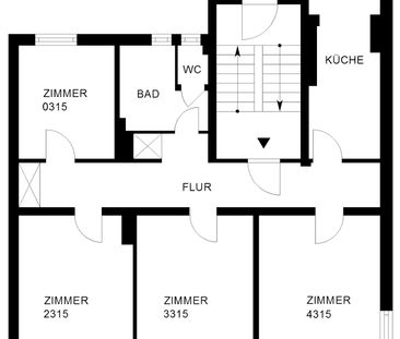 Zimmer 14,92 m² innerhalb einer 4er-WG // EG mitte, Zimmer 2315 - Foto 4