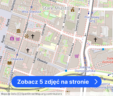 Do wynajęcia Kawalerka - Wrocław ul. Biskupia (300 metrów od Rynku) - Zdjęcie 1