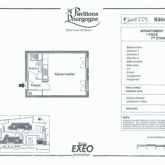 Location Appartement 1 pièce 28m² ST JEAN DE BRAYE 45800 - Photo 1