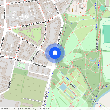 ul. Adama Mickiewicza, Legnica, dolnośląskie