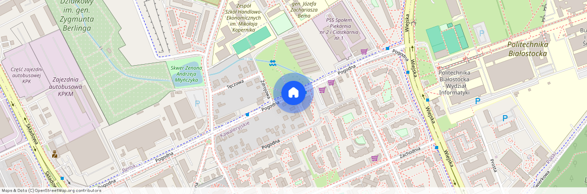 ul. Pogodna, Kawaleryjskie, Białystok, podlaskie