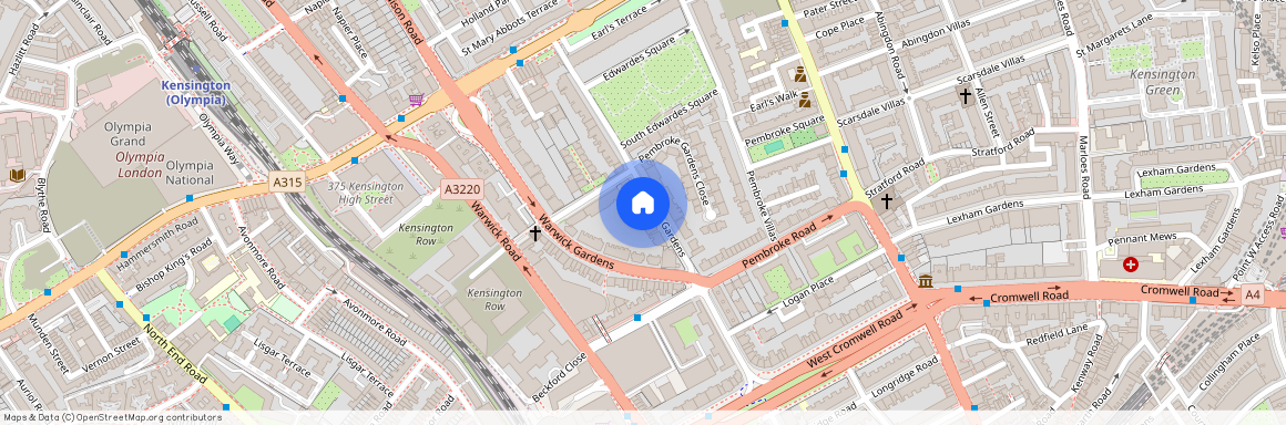 Pembroke Gardens, Kensington, London, W8