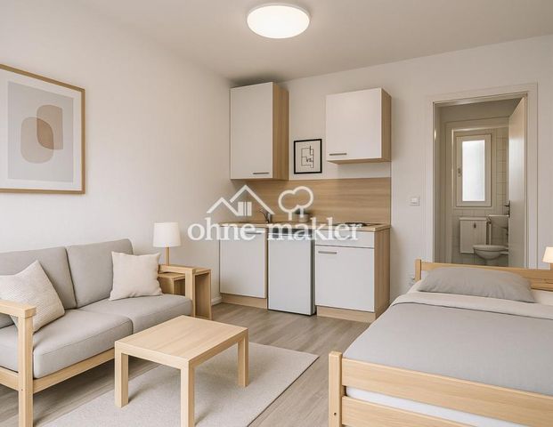 17 m² Apartment in direkter Umgebung zur TU Darmstadt - Photo 1