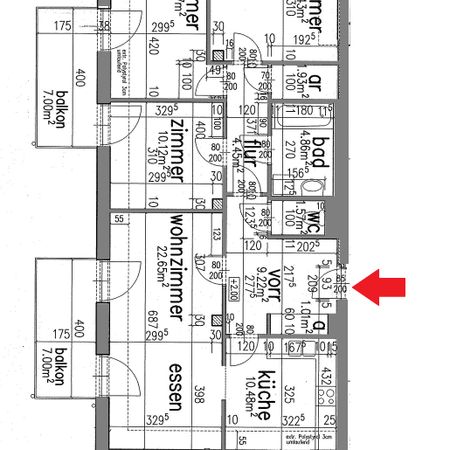 4-Zimmer-Wohnung mit 2 Balkone - Photo 4