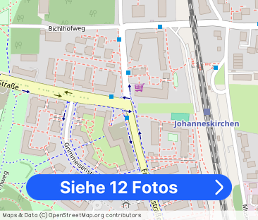 Helle, großzügige 2-Zimmer-Dachgeschoss-Wohnung in ruhiger, grüner ... - Foto 1