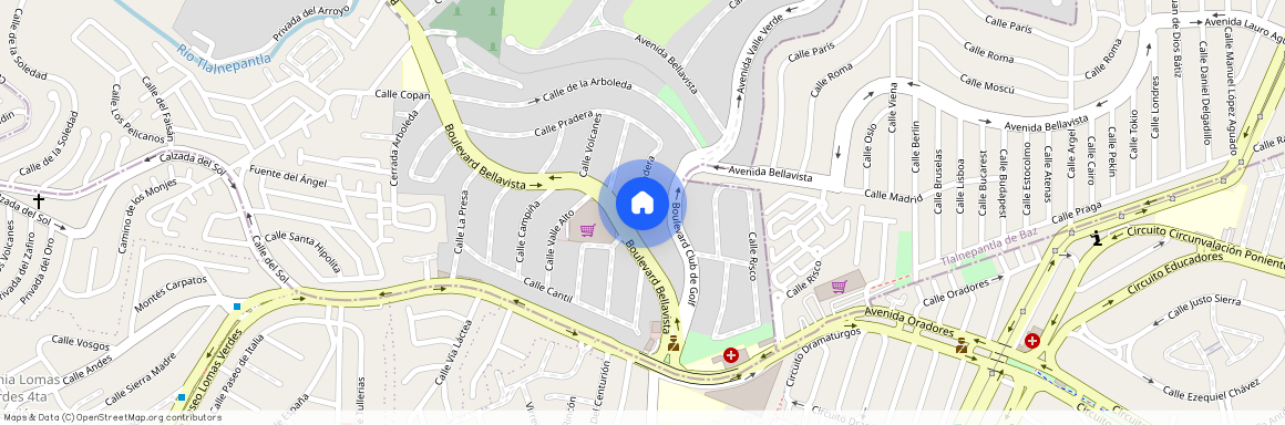 Calle Pradera, Lomas de Bellavista, Atizapán de Zaragoza, Estado de México, 53119, México