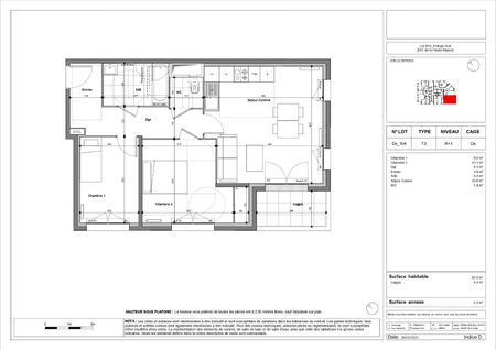 Location Appartement 3 pièces 61m² CHAMPS SUR MARNE 77420 - Photo 4