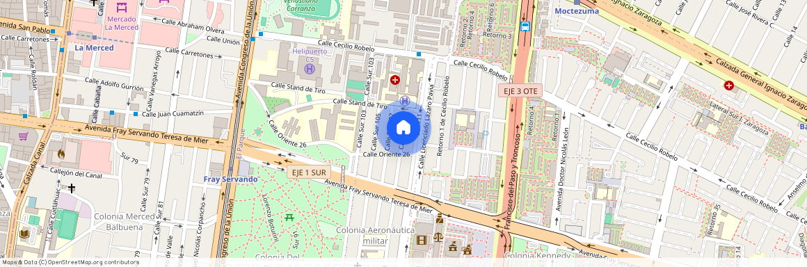 Sur 109, 1124, Aeronautica Militar, Venustiano Carranza, Ciudad De México, 15970