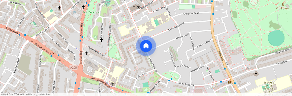 Upper Tulse Hill, Tulse Hill, London, SW2