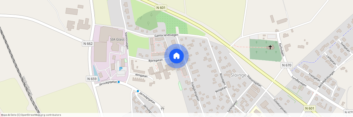 Björkgatan 1, Slöinge, Falkenberg