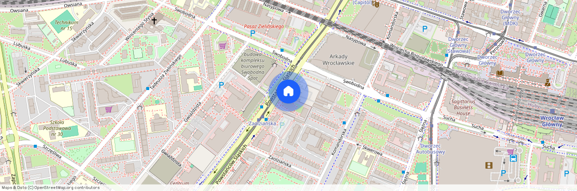 ul. Swobodna, Powstańców Śląskich, Krzyki, Wrocław, dolnośląskie