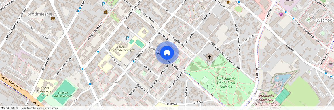 ul. Józefa Ignacego Kraszewskiego, Włocławek, kujawsko-pomorskie