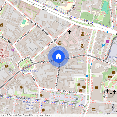 ul. 23 Lutego, Centrum, Stare Miasto, Poznań, wielkopolskie