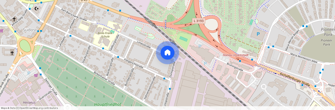 Limesstr. 5b, 63450 Hanau OT Innenstadt