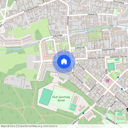 ul. Zdunów 18, Borek Fałęcki, Łagiewniki-Borek Fałęcki, Kraków, małopolskie