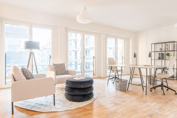 Repräsentatives Büro + kleiner Wohnung mit Balkon in super Lage! Provisionsfrei - Photo 1