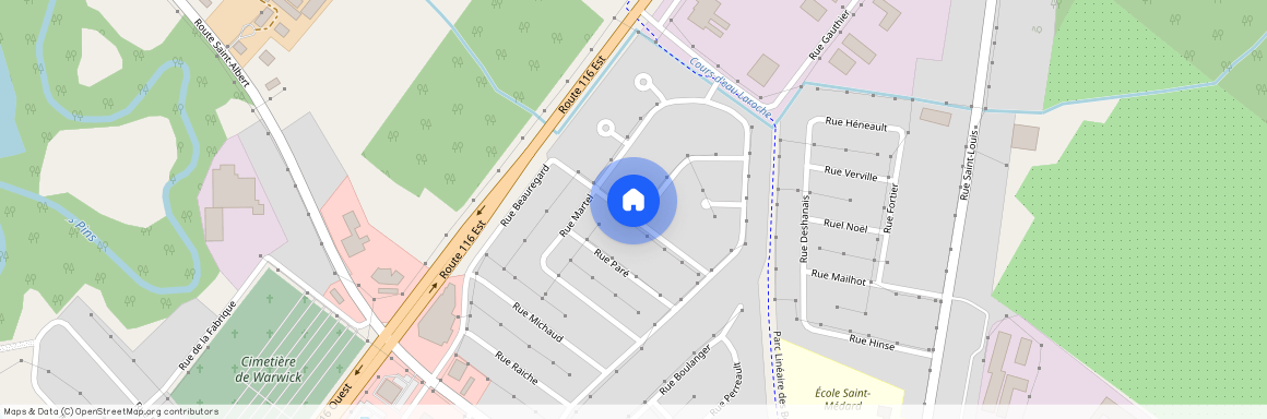 1 Rue Bissonnette, Warwick, Warwick, Centre-du-Québec, J0A 1M0