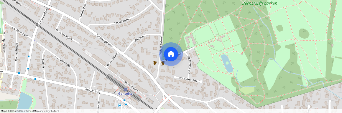 Gentofte, Ved Slotshaven