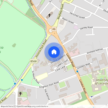 Hollybank Court, 193 London Road, Clarendon Park, Leicester LE2