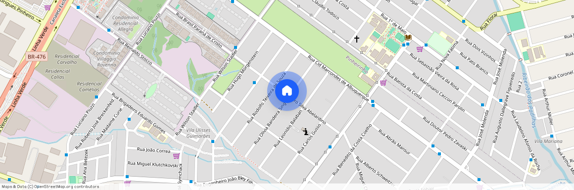 Rua Álvaro Silva Abelardino, Pinheirinho, Curitiba, PR, 81820400