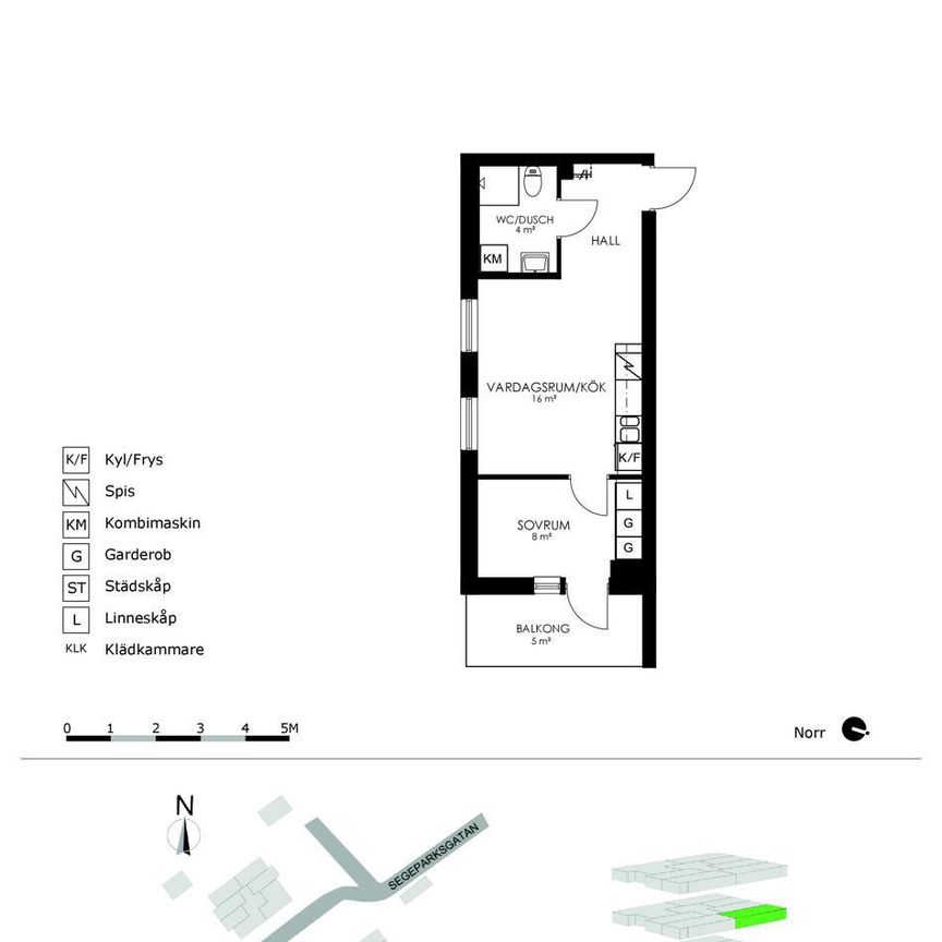 Segeparksgatan 15 A, Segevång - Foto 2