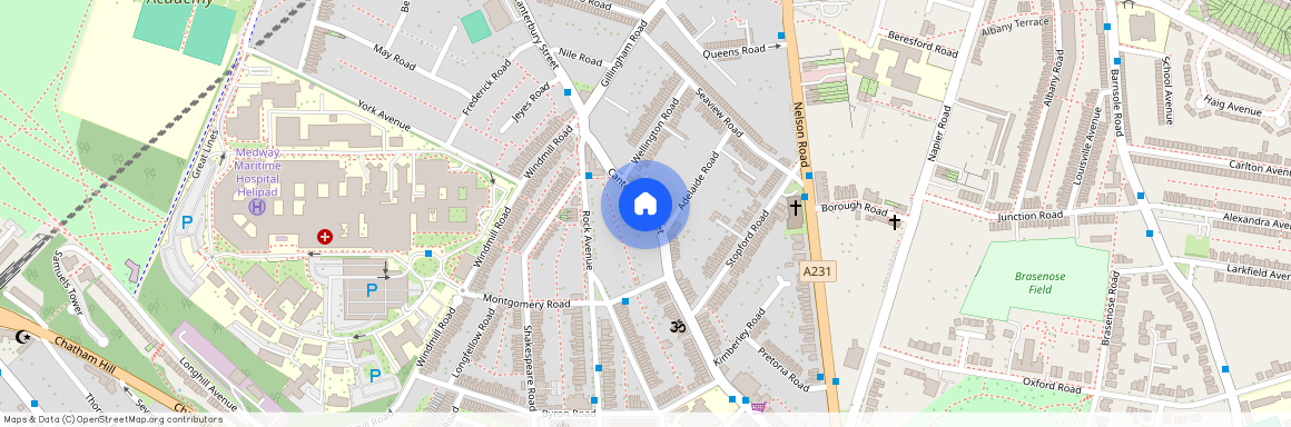Upper Flat, ME7 5XN, Canterbury Street