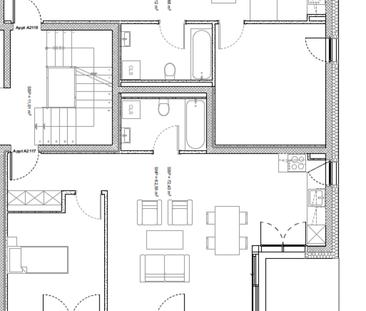 Appartements neufs de 2½ pièces d'environ 62 m² comprenant: - Foto 2