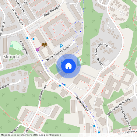 Bengt Bagares Gränd 8, Sköndal