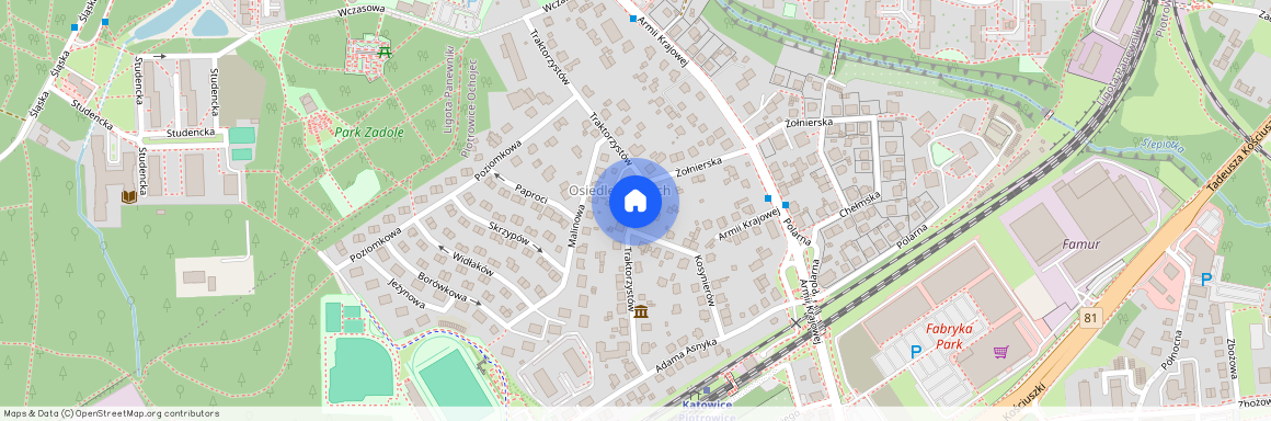 ul. Traktorzystów, Piotrowice-Ochojec, Katowice, śląskie