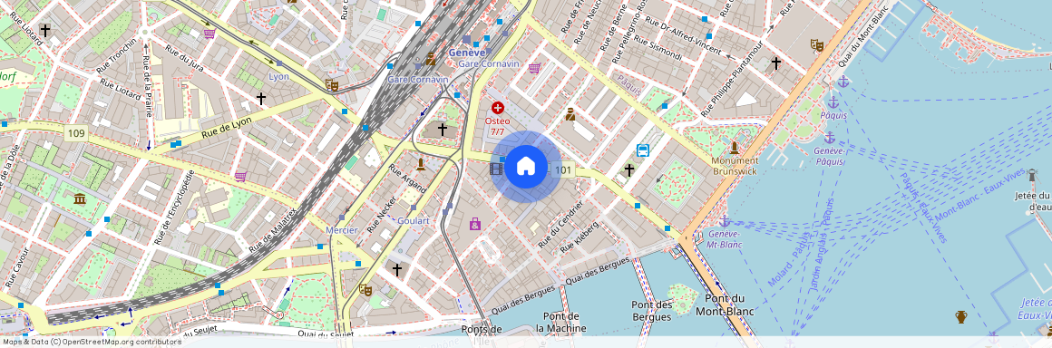 Rue de Chantepoulet 13, Gare Cornavin