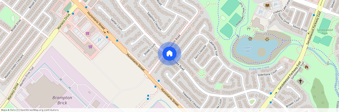 Braidwood Lake Rd near Sandalwood Prkwy, Brampton, Brampton, Peel, L6Z 2V9