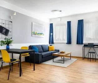 ALL-INCLUSIVE-Miete, vollmöbliertes 2-Raum Apartment COMFORT XL E24 mit Klima - Photo 1