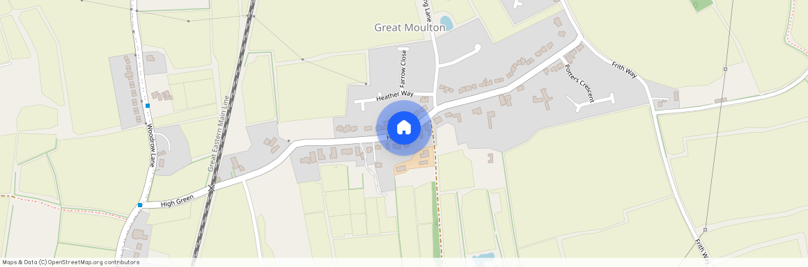 Norwich, Great Moulton, High Green