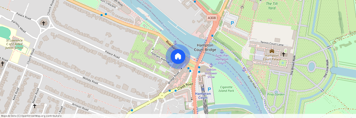 Feltham Avenue, Hampton Court Mews Feltham Avenue, KT8