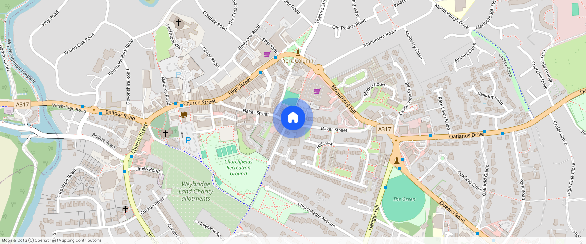 Baker Street, Weybridge, KT13