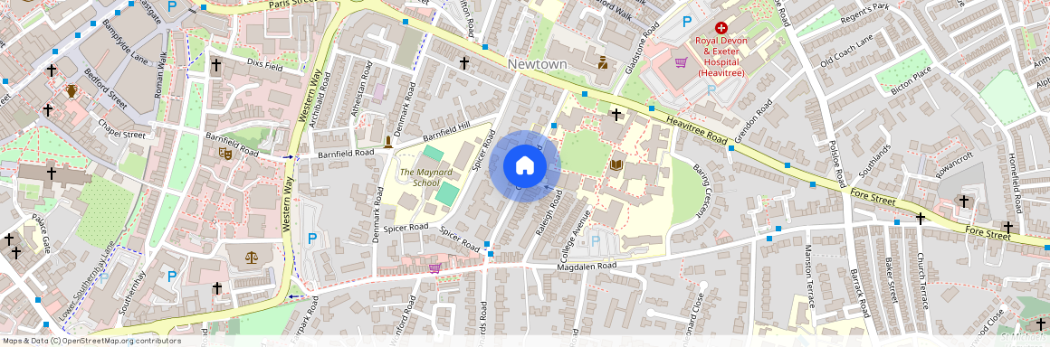 College Road, Exeter, Devon, EX1