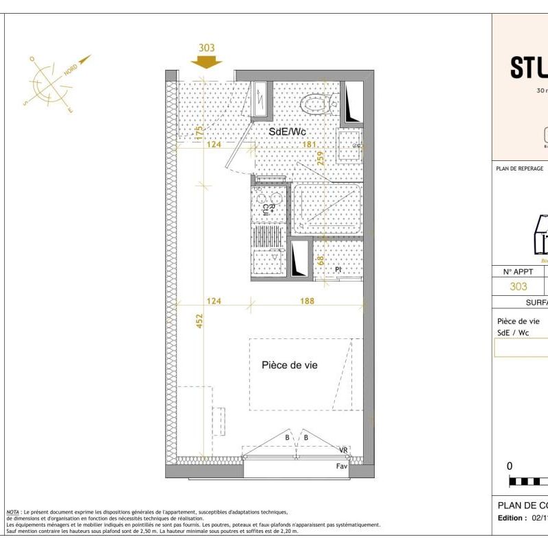 Location Appartement 1 pièce Meublé 18m² NANTES 44300 - Photo 2