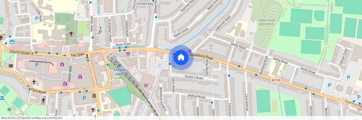 1 Bedroom Garden Flat – Southbury Road, Enfield Town EN1