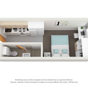Studio Standard Apartment - Photo 3