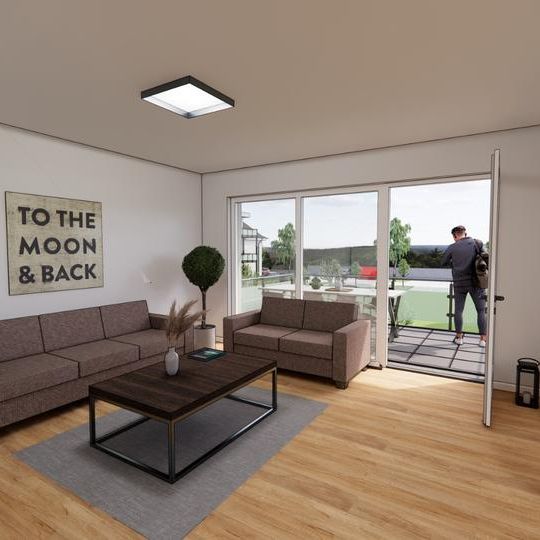 4-ZIMMER-WOHNUNG MIT GROSSEM BALKON NAHE LEIPZIG/HALLE IN 6-FAMILIENHAUS - Foto 1