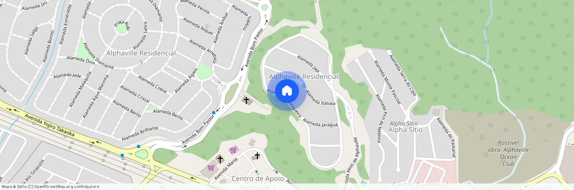 Alameda Mantiqueira, 781, Santana De Parnaíba, Santana De Parnaíba - SP, 06541-130, Brazil