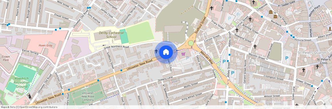 The Brookhill, Drewry Court, Uttoxeter New Road, Derby, Derbyshire, DE22 3XG