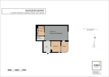 Pärchenapartement direkt am Kaiserdamm! - Photo 5